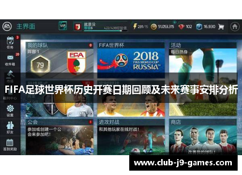 FIFA足球世界杯历史开赛日期回顾及未来赛事安排分析